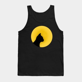 Cat in the Moon Tank Top